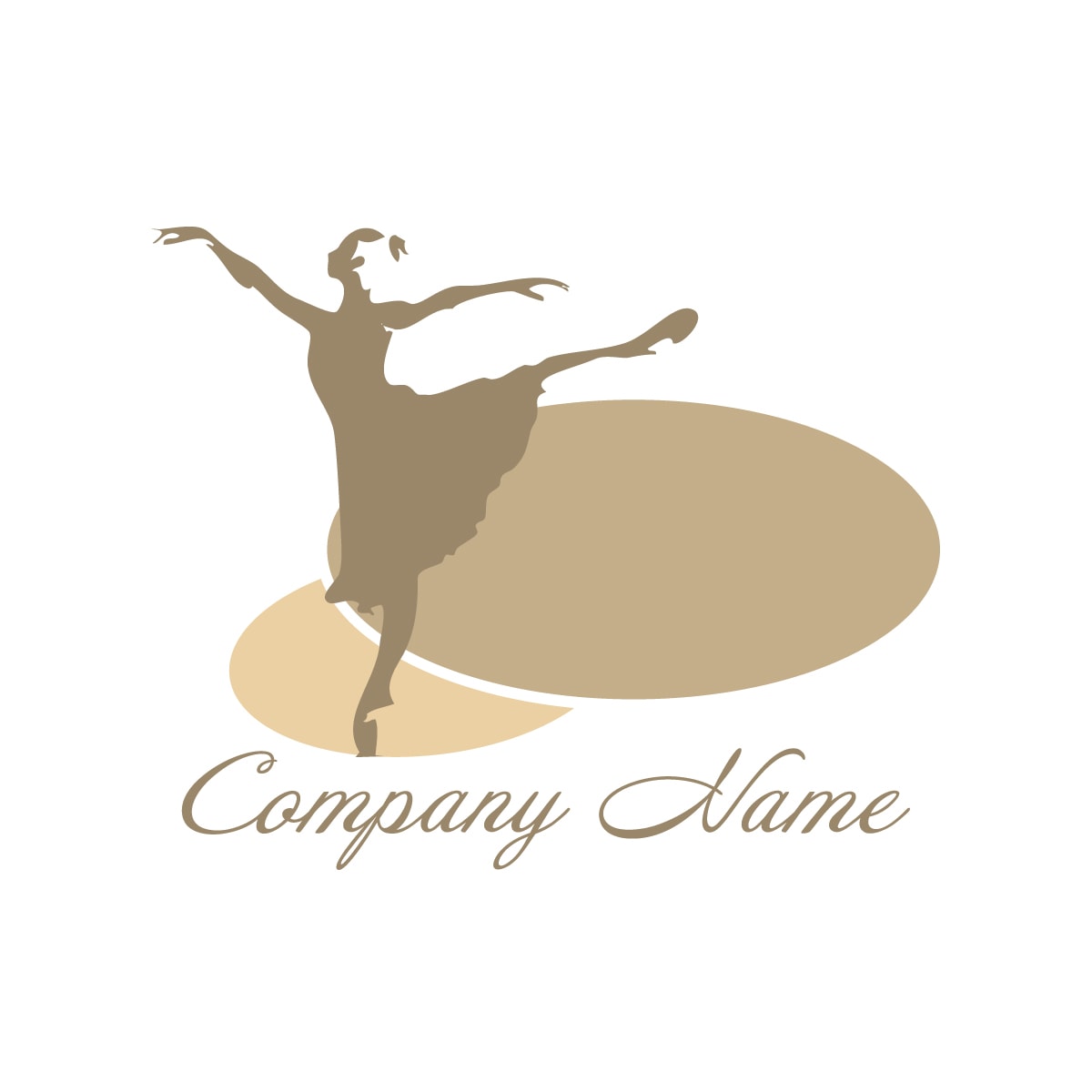 踊るバレリーナが描く、優美の極みのロゴ